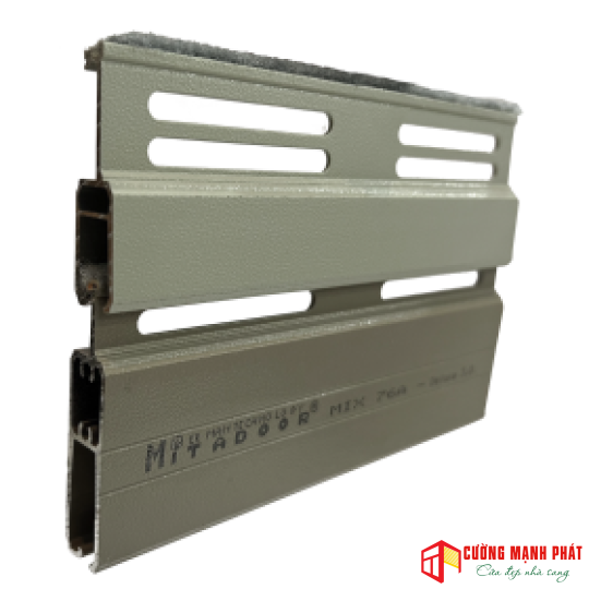 CỬA CUỐN NHÔM MITADOOR KHE THOÁNG MIX 76